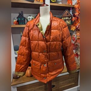 Vintage EDDIE BAUER Down Puffer Jacket Womens XL Packable Gorp Outdoor 550 Retro